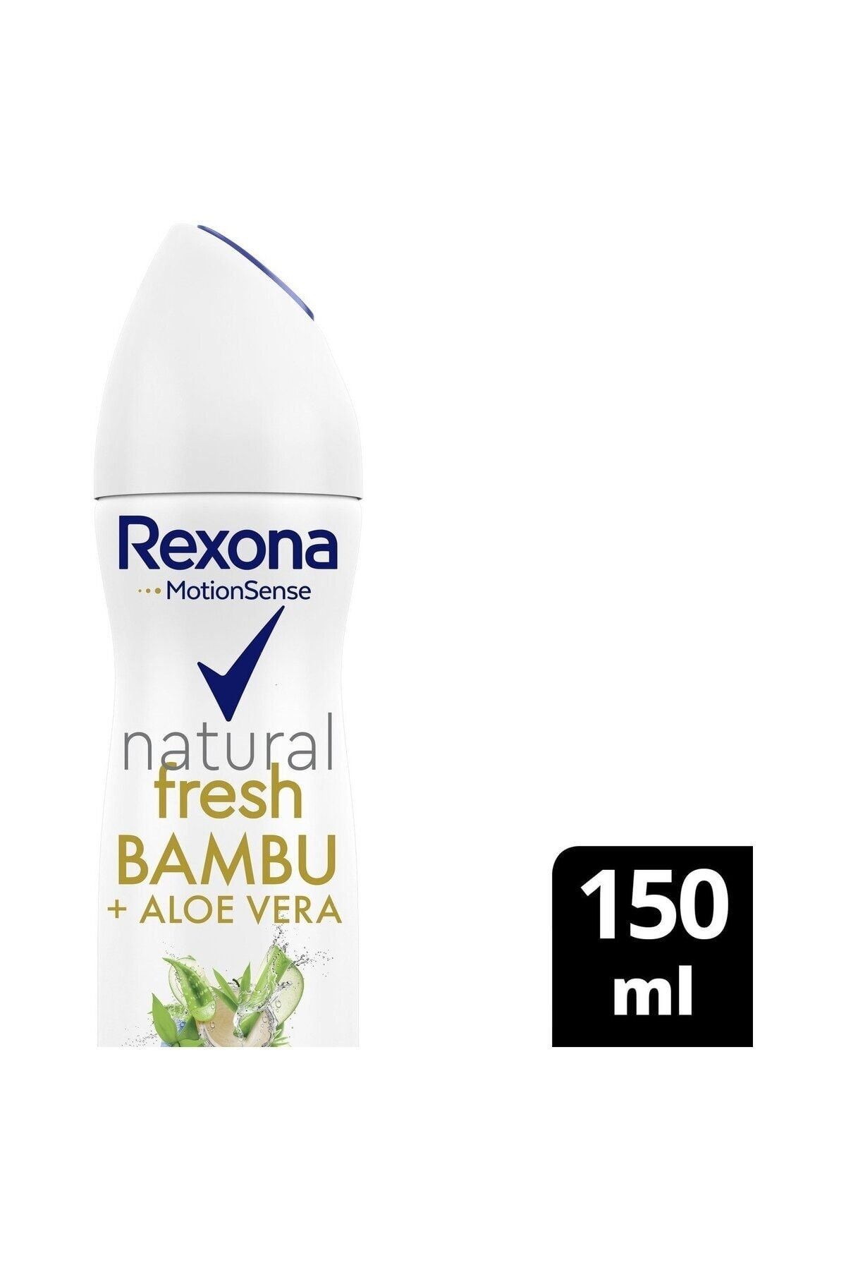 اسپری دئودورانت طبیعی Natural Fresh بامبو تازه آلوئه ورا 150 میل رکسونا Rexona