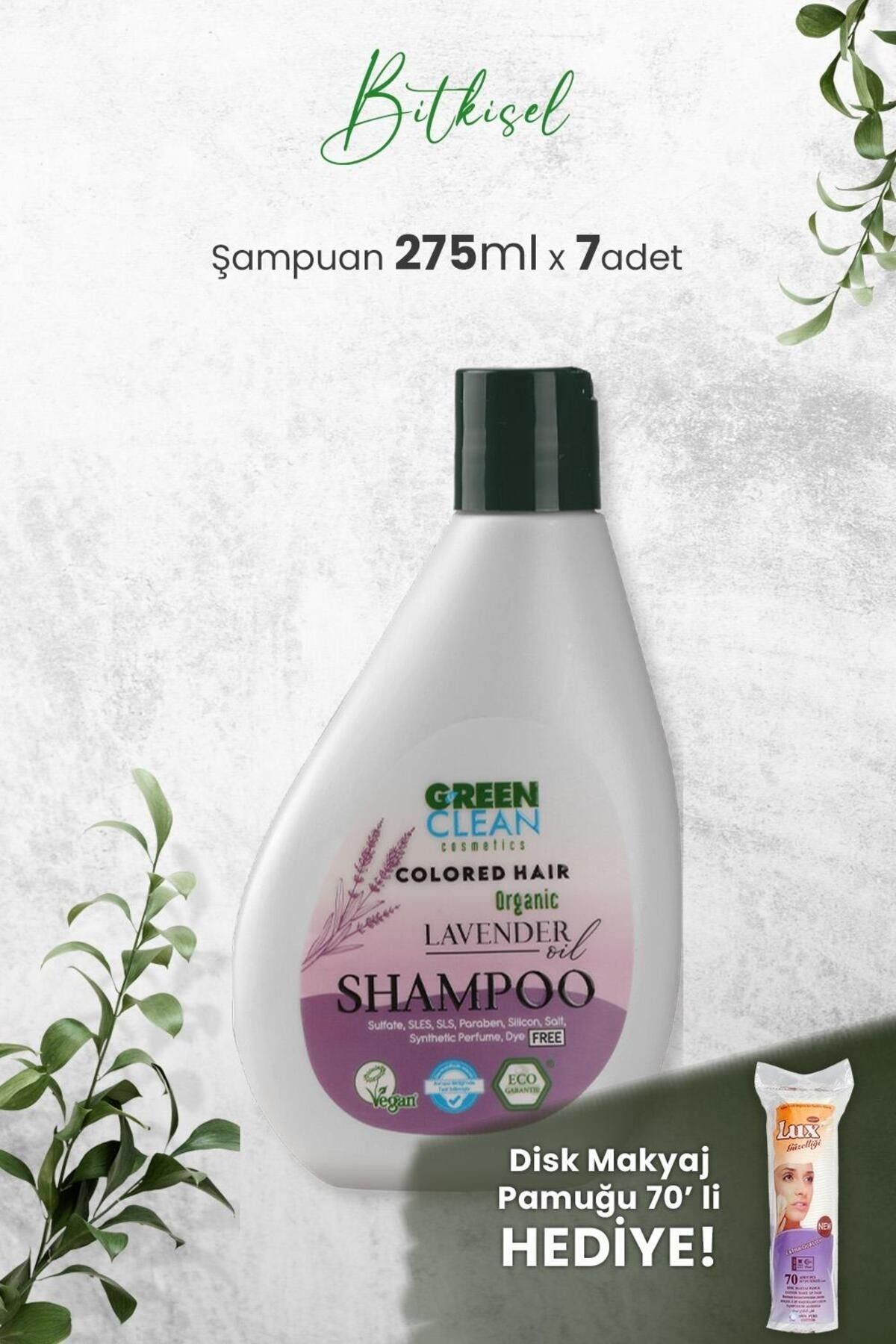 شامپو اسطوخودوس 275 میلی لیتر در 8 عدد و هدیه Green Clean