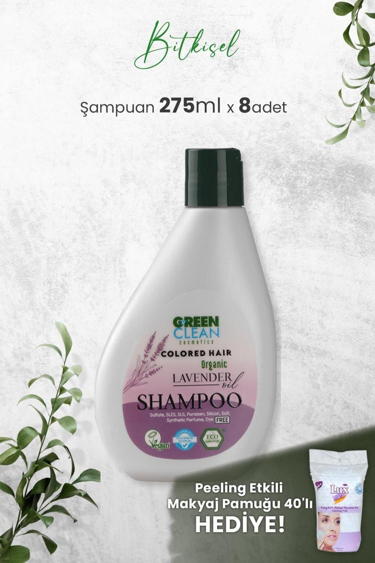شامپو اسطوخودوس 275 میلی لیتر در 9 عدد و هدیه Green Clean