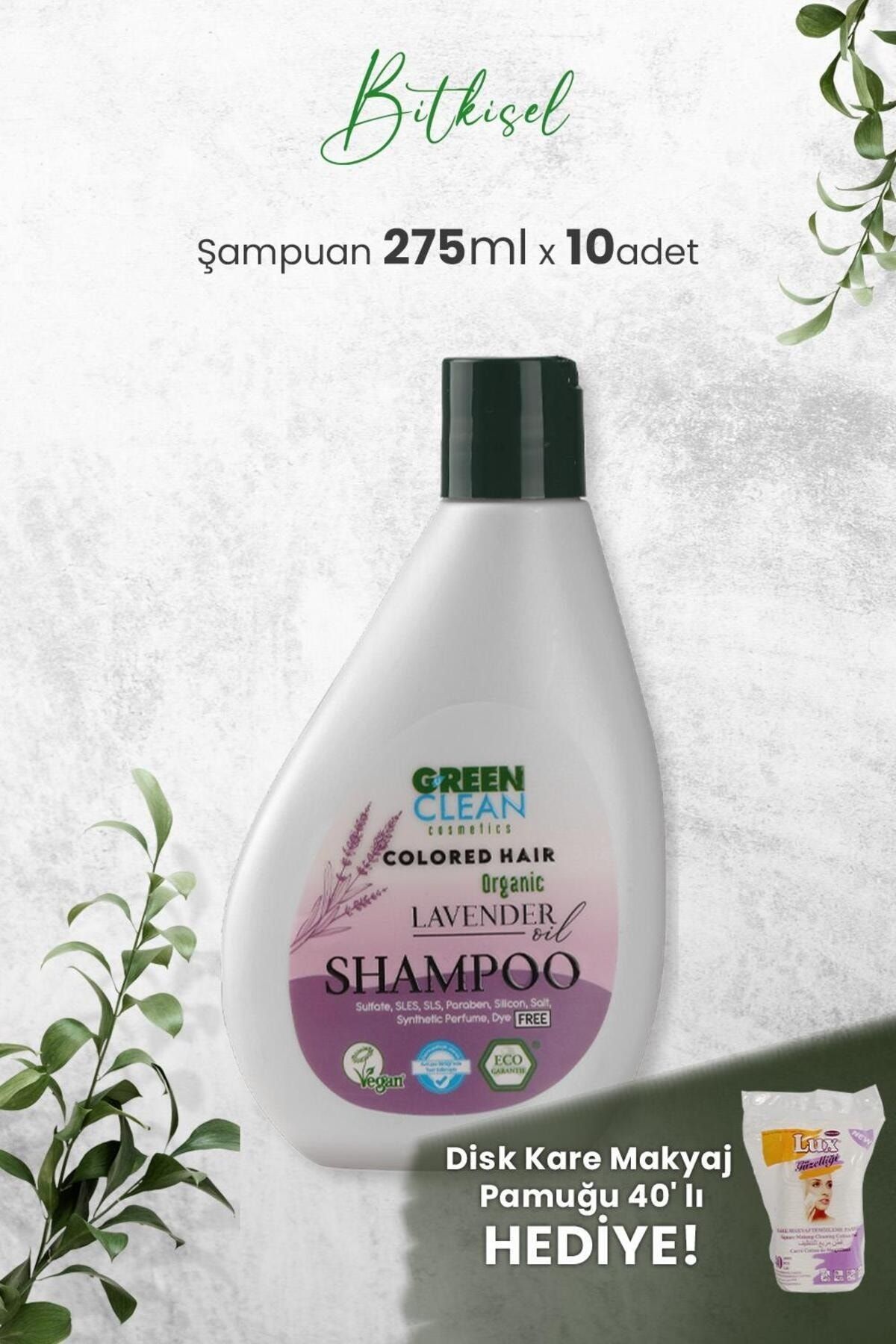 شامپو اسطوخودوس 275 میلی لیتر در 12 عدد و هدیه Green Clean