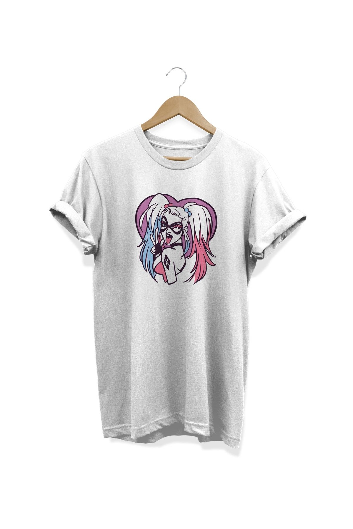 Harley quinn sales white shirt