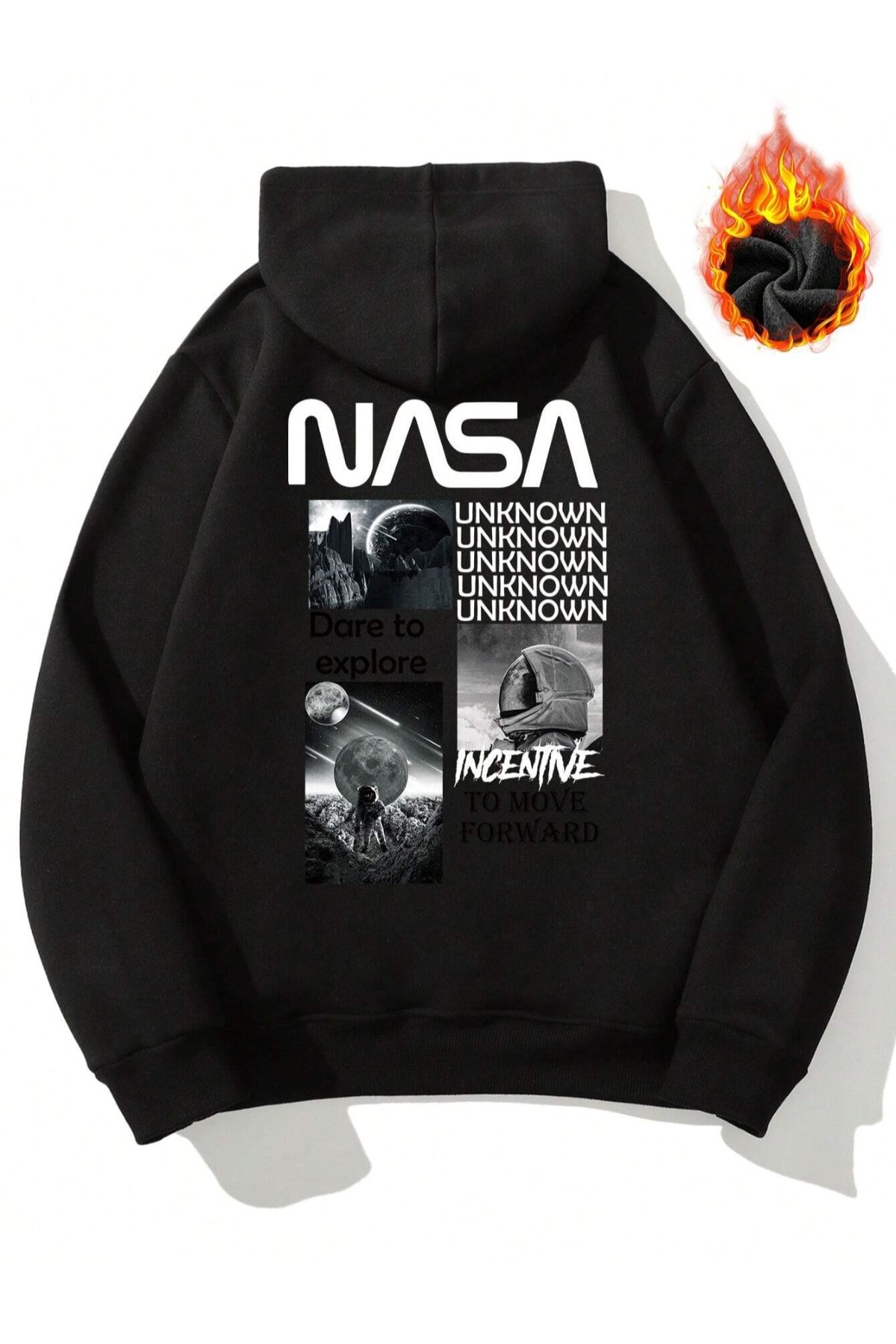 Keywest Men s Nasa Astronaut Unknown Front and Back Printed 3