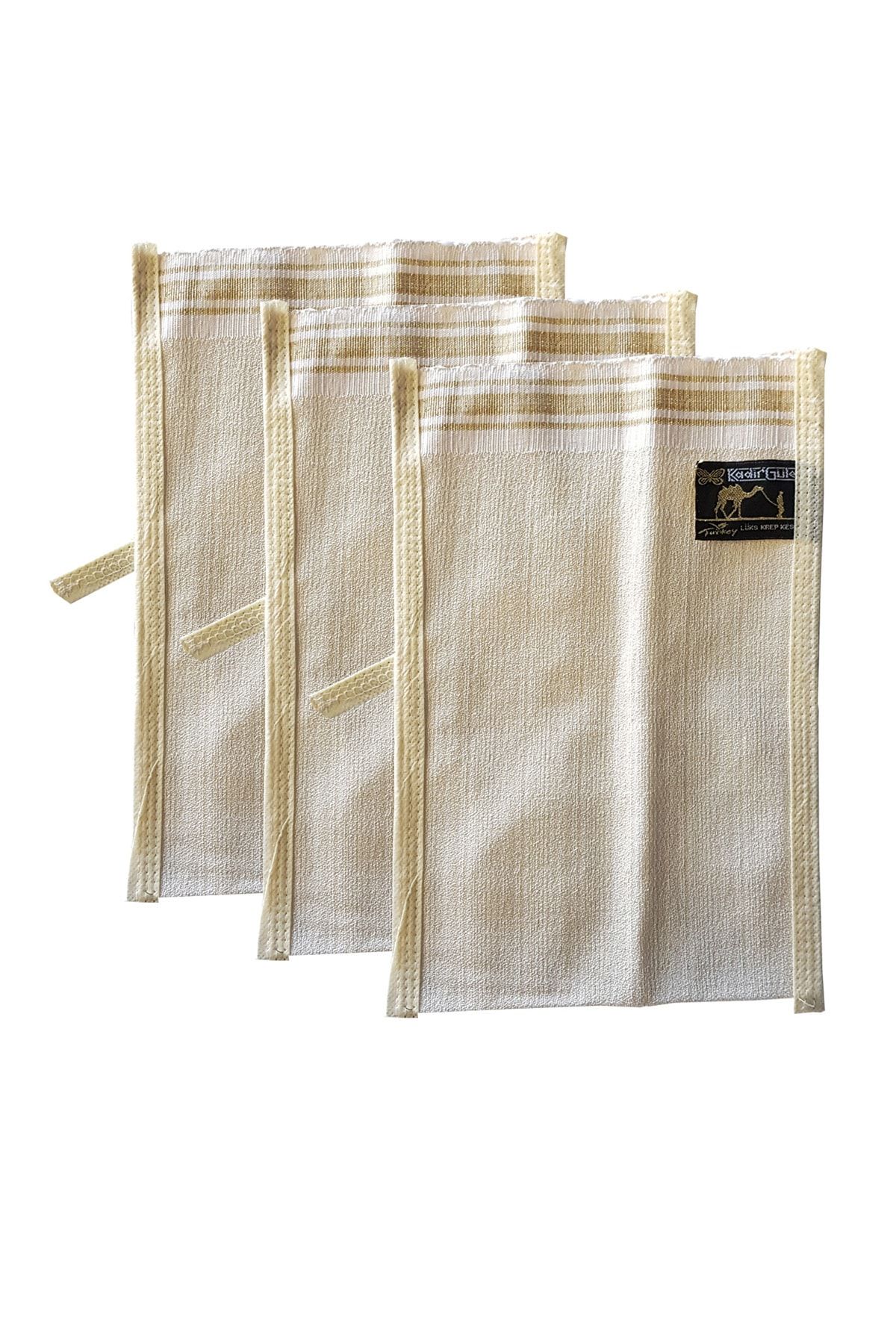 کیسه حمام 3 تکه Tellak Hamam Pouch Develi Kadir Güler (کیف لوکس با کیفیت اول) Zencefil Organik