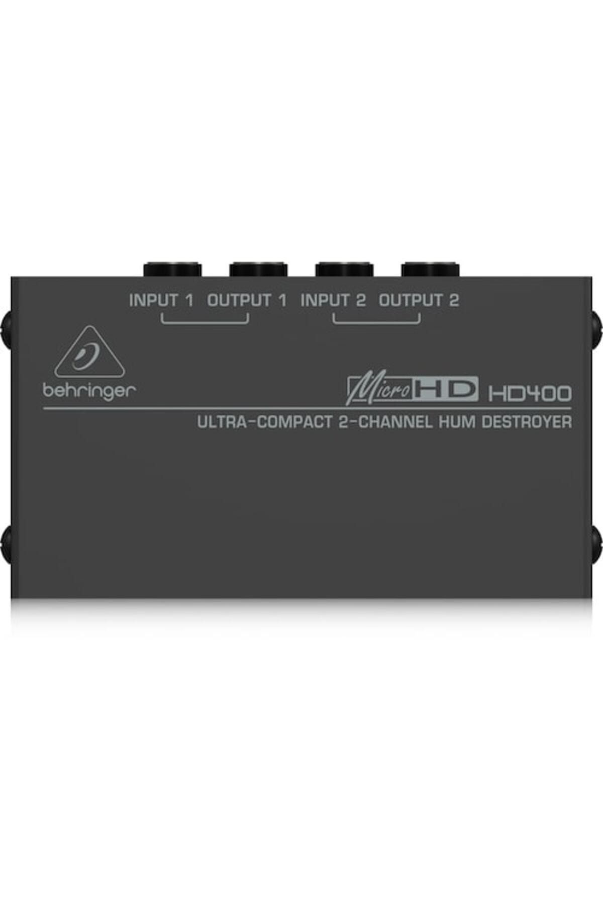 Behringer HD400 Ultra Kompakt 2 Kanallı Hum Destroyer