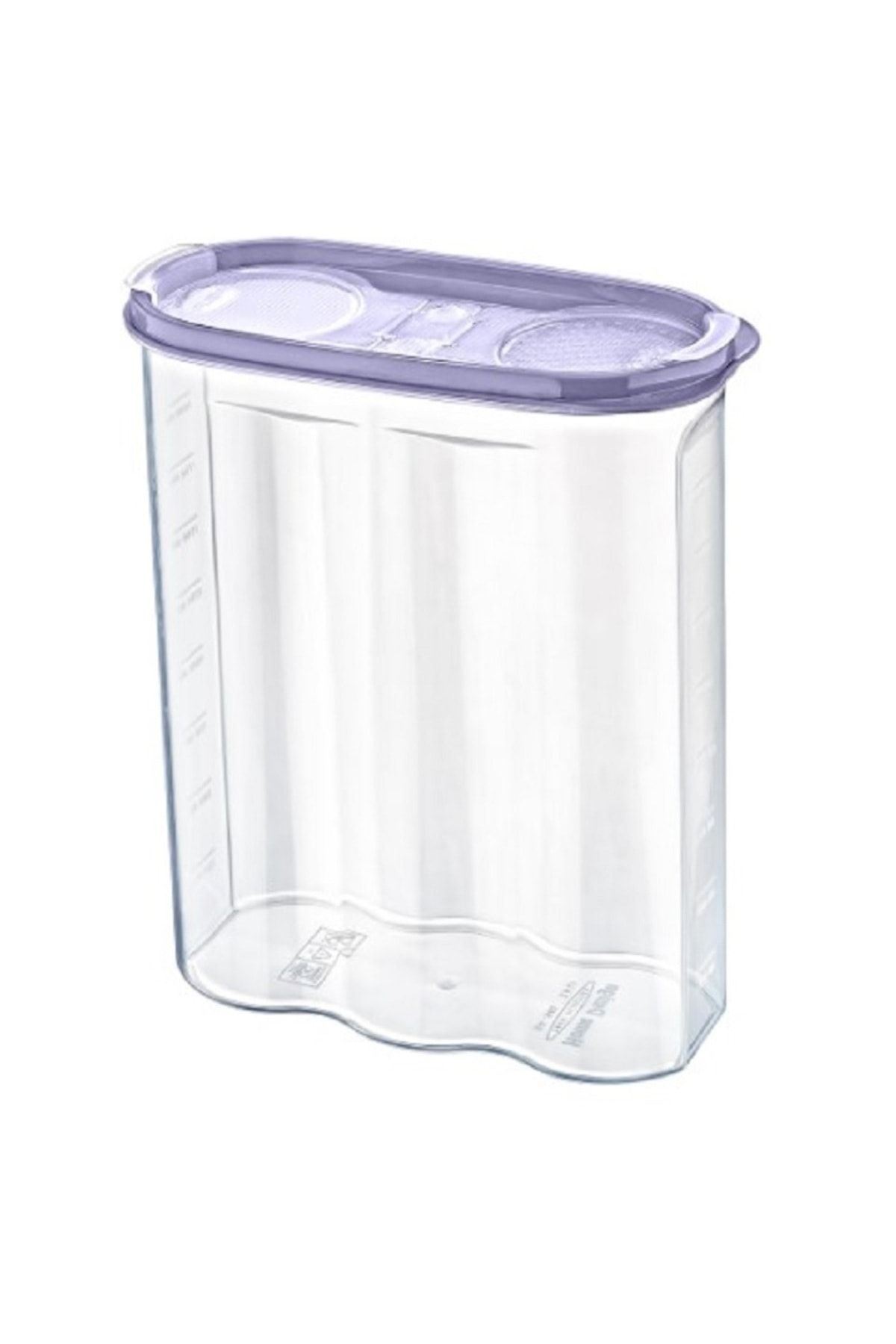 POMSTORE-Multi-Purpose Plastart Water Airtight Locked Food Container 2.4 Lt Two Sided Open-Close Click (SINGLE) 1