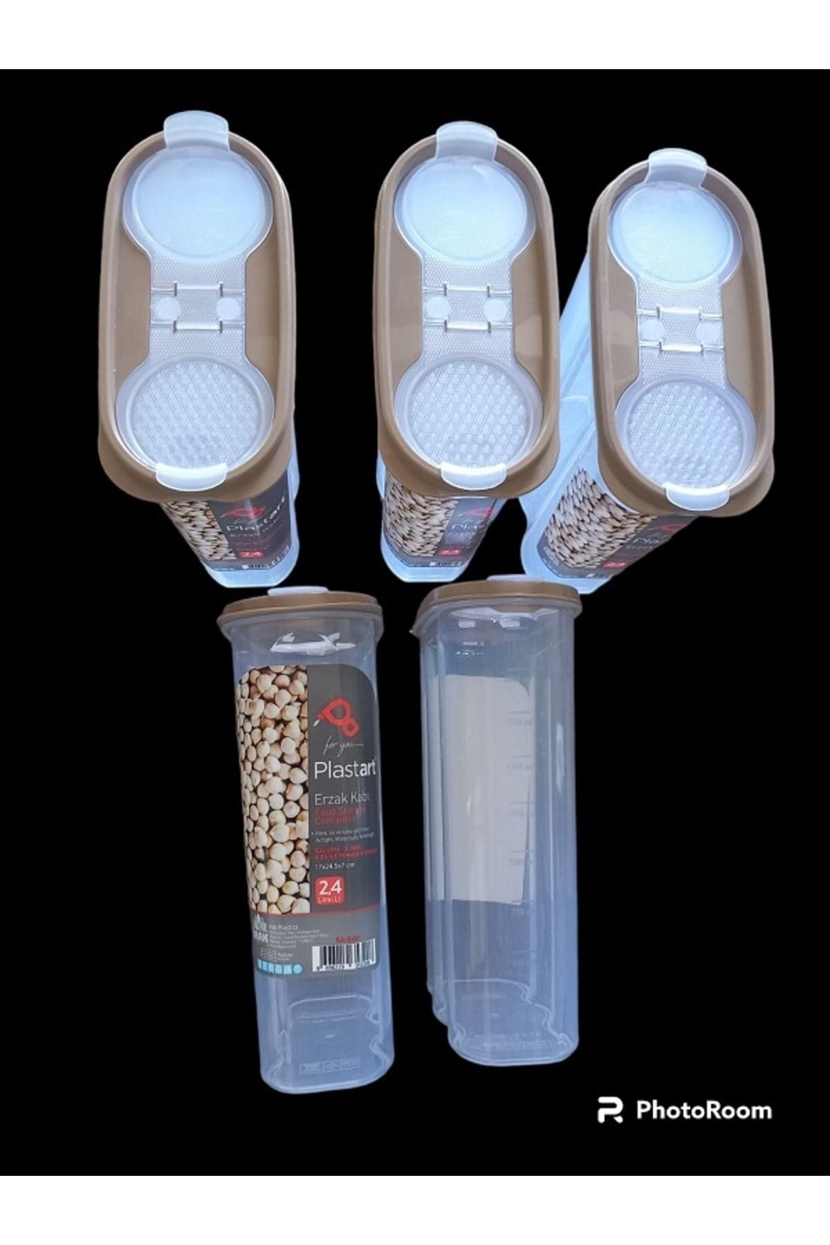 POMSTORE-Multi-Purpose Plastart Water Airtight Locked Food Container 2.4 Lt Two Sided Open-Close Click (SINGLE) 3
