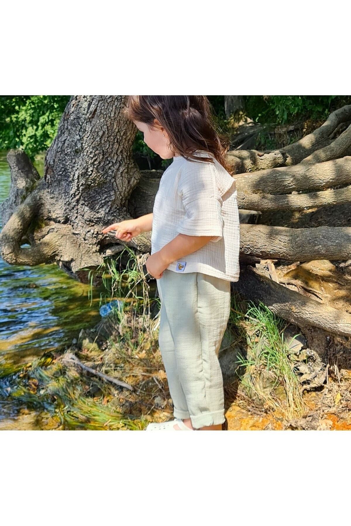 BEBEĞİME ÇORAP Organik Müslin Pantolon 1-6 Yaş Bebek/Çocuk fotoğrafı 3 (önizleme)