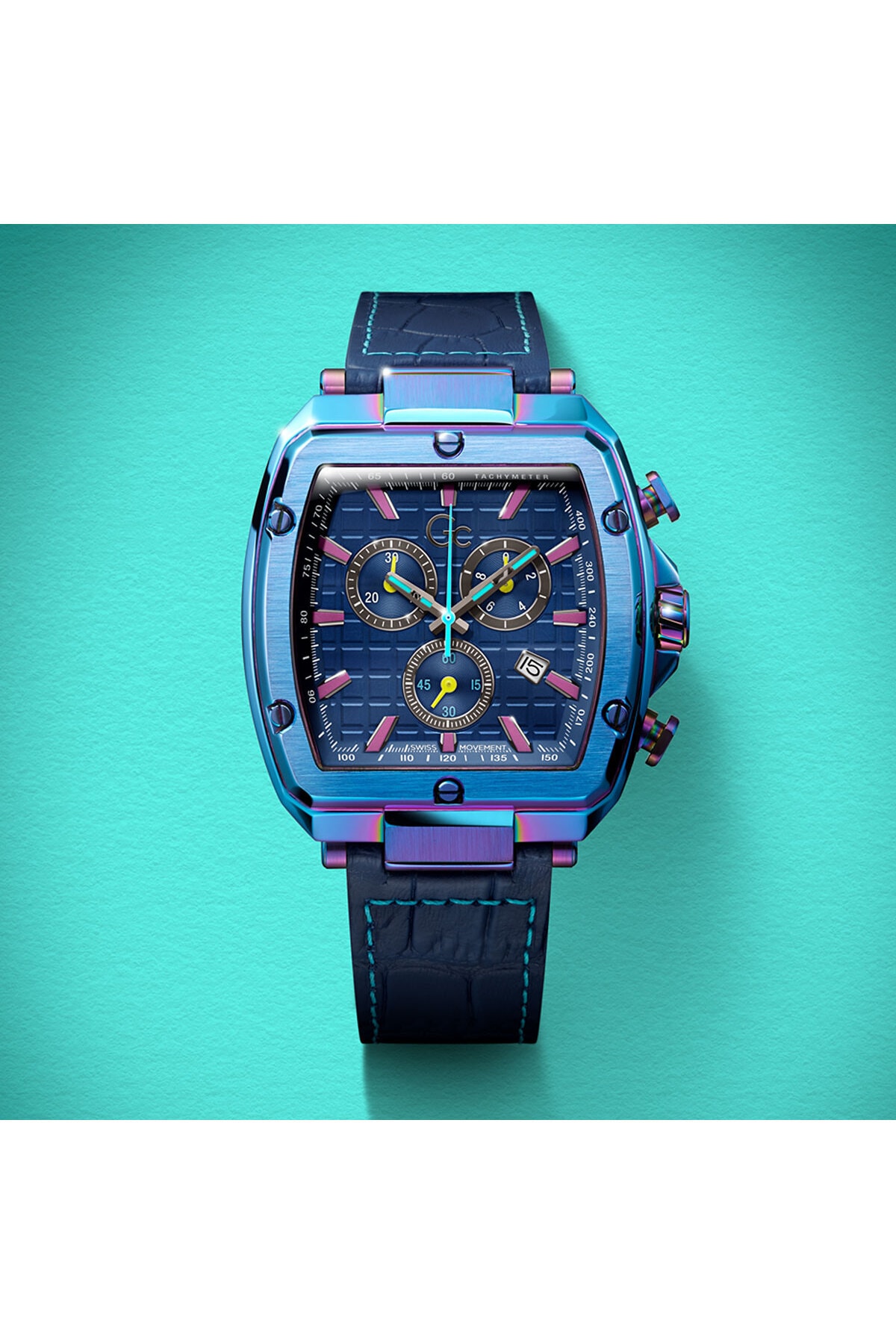 ساعت مردانه بژ گس کالکشنGuess Collection | GCY83010G2MF اورجینال - تصویر 6