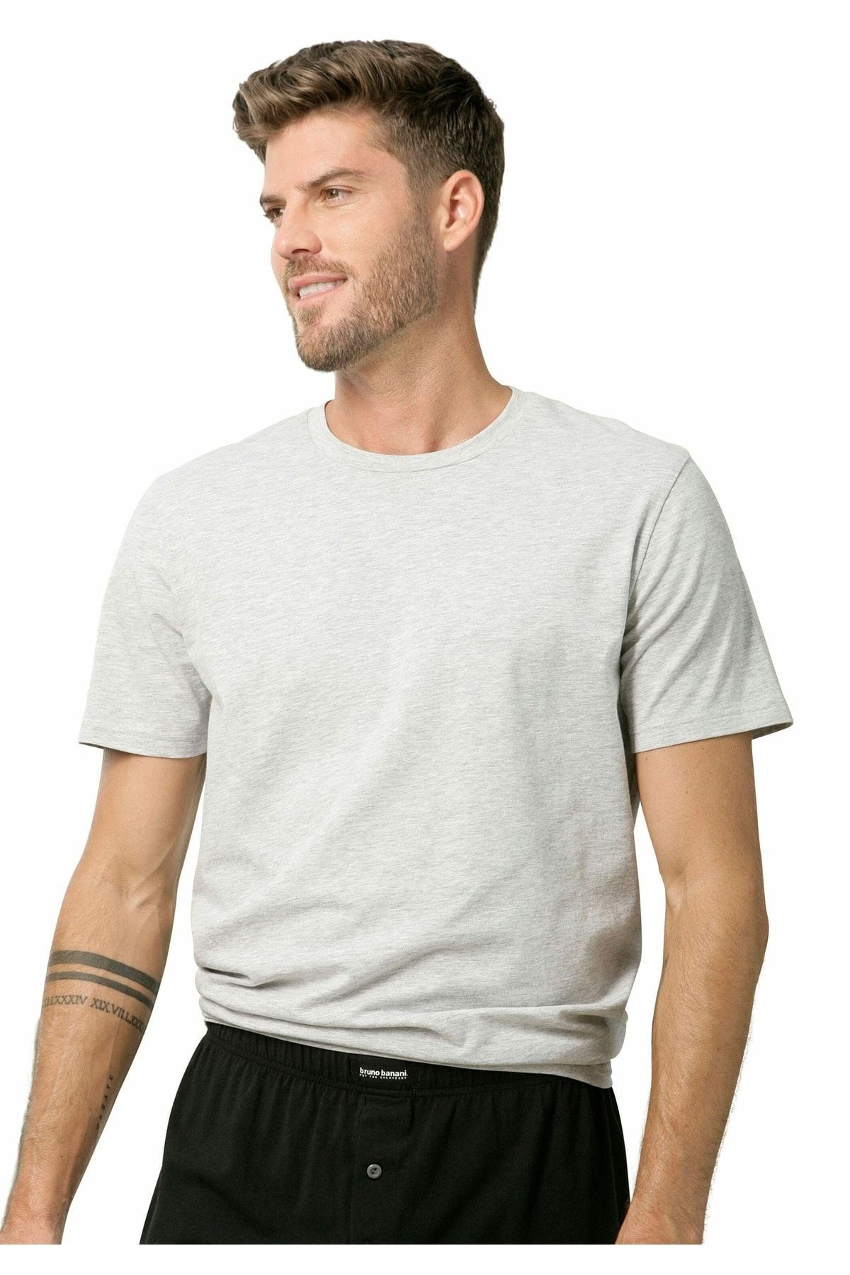 Bruno Banani T-Shirt - Schwarz - Regular Fit - Trendyol