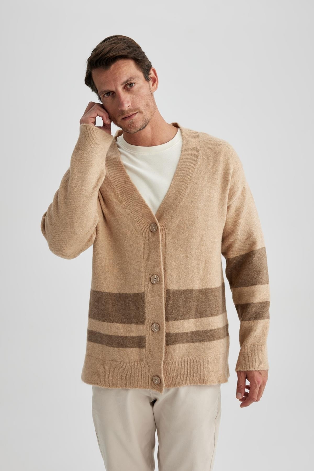 ژاکت مردانه دفاکتو | A7961AX23AU Defacto - Image 3