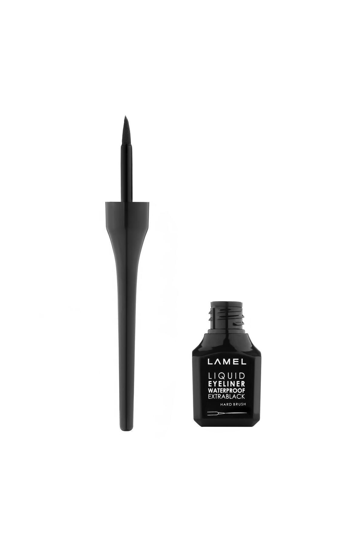 خط چشم مایع لامل اکسترا مشکی برس نرم شماره 101 Lamel Cosmetics