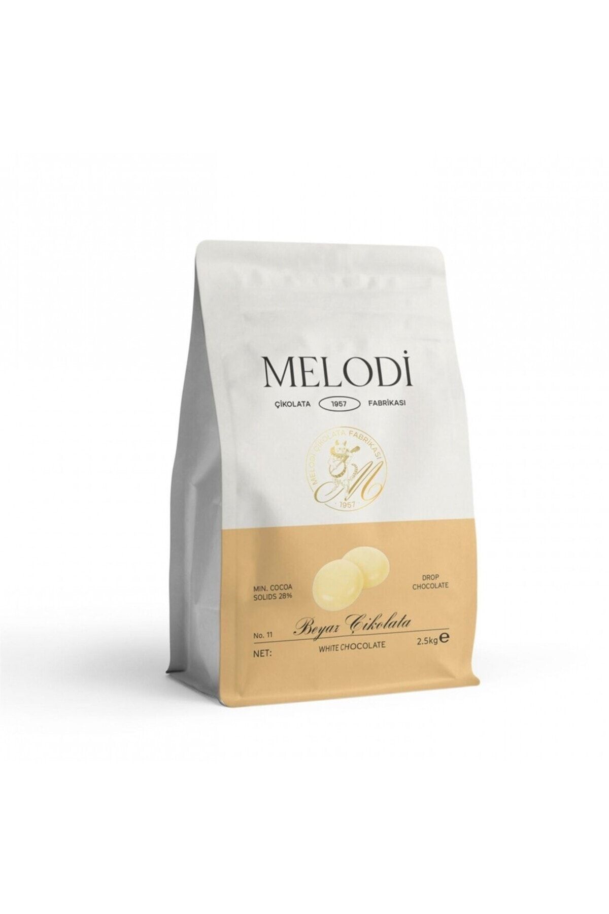 melodi Ekstra Beyaz Pul Çikolata