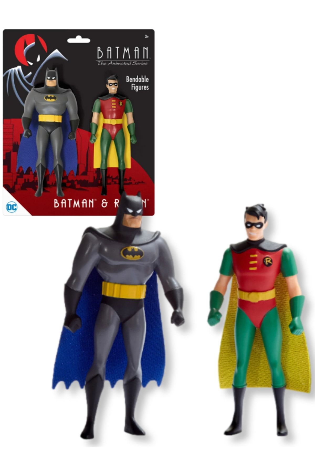 TOYFEST Batman and Robin Bendable Figure 14 13 cm S00039158