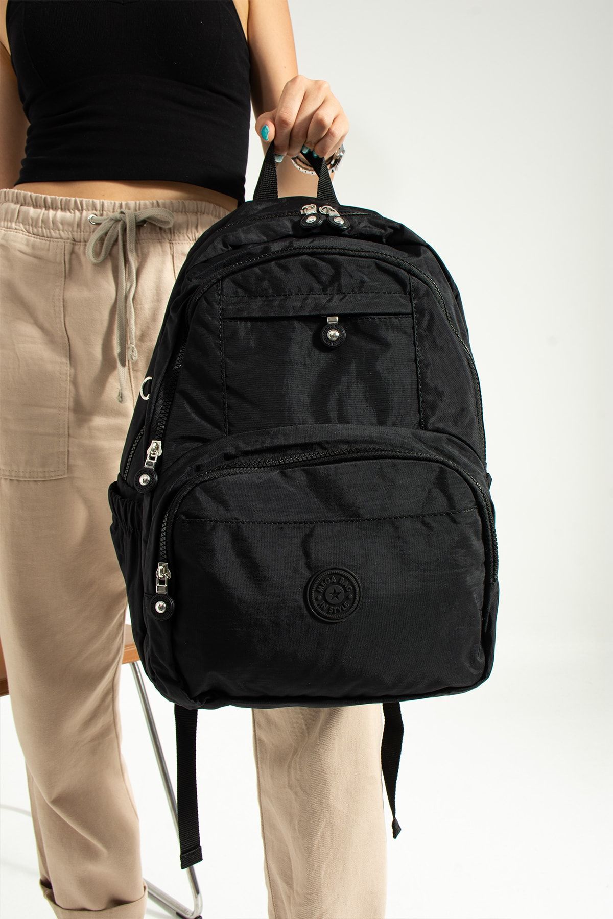 Kipling black backpack online
