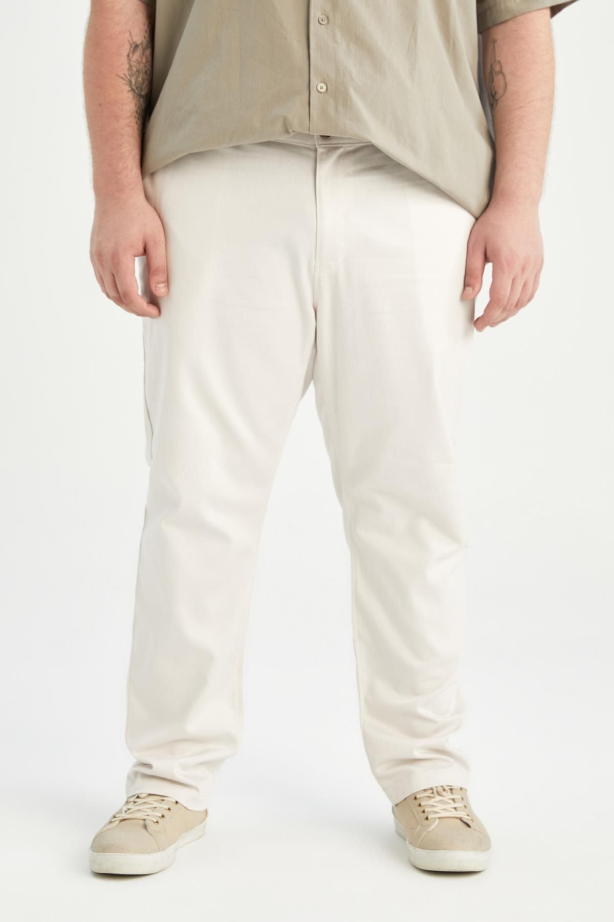 DeFacto-DF Plus Plus Size Jogger Pants 7