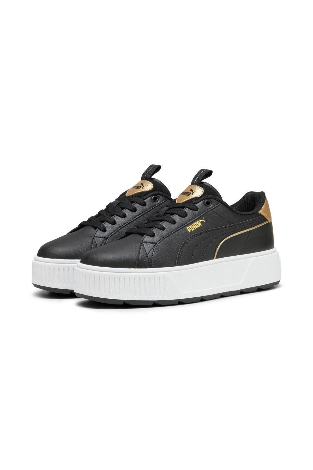 Gold on sale sneakers puma