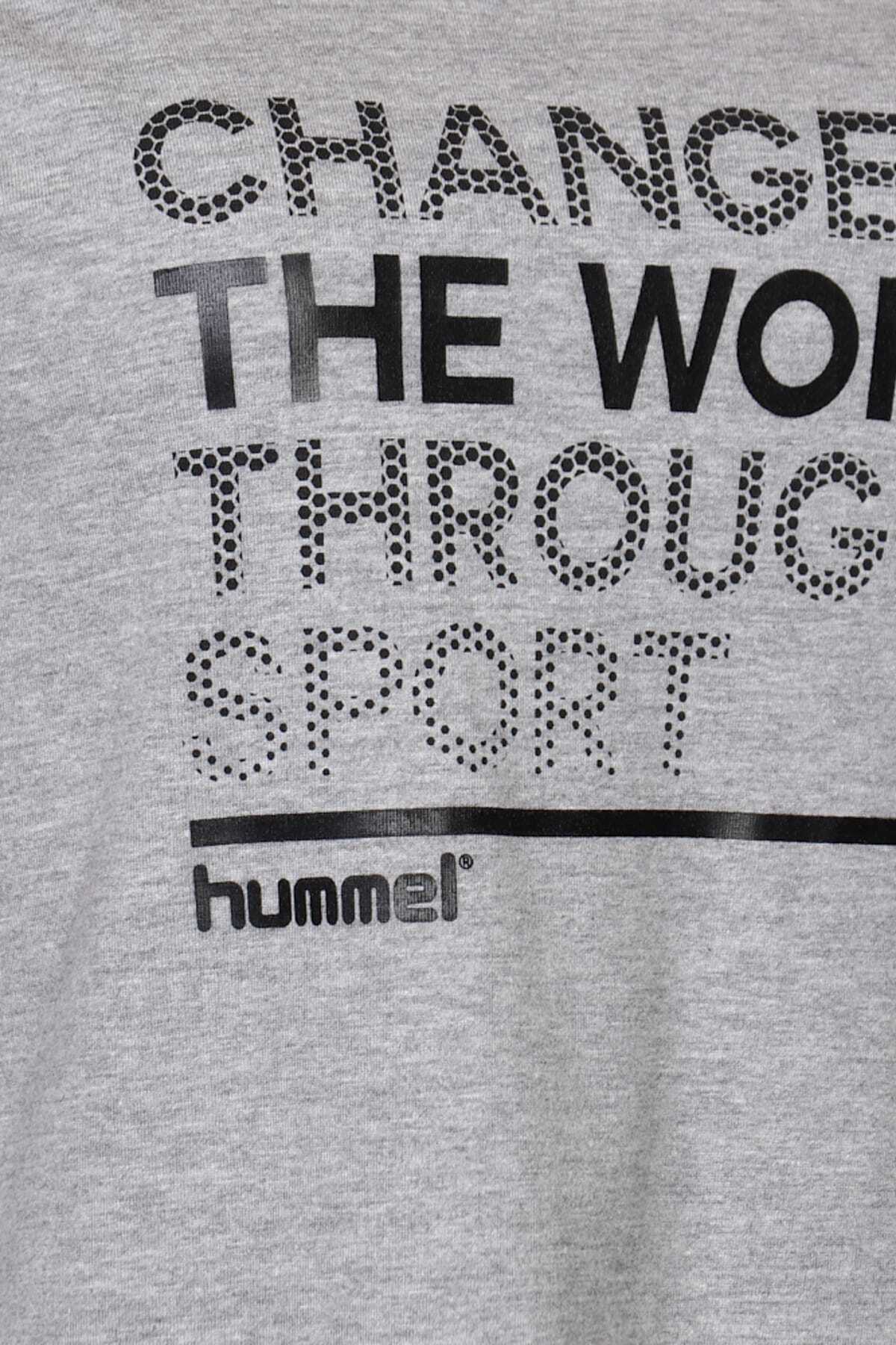 hummel-HMLFLORELLA T-SHIRT S/S GRAY MELANGE Women's T-Shirt 100580936 6