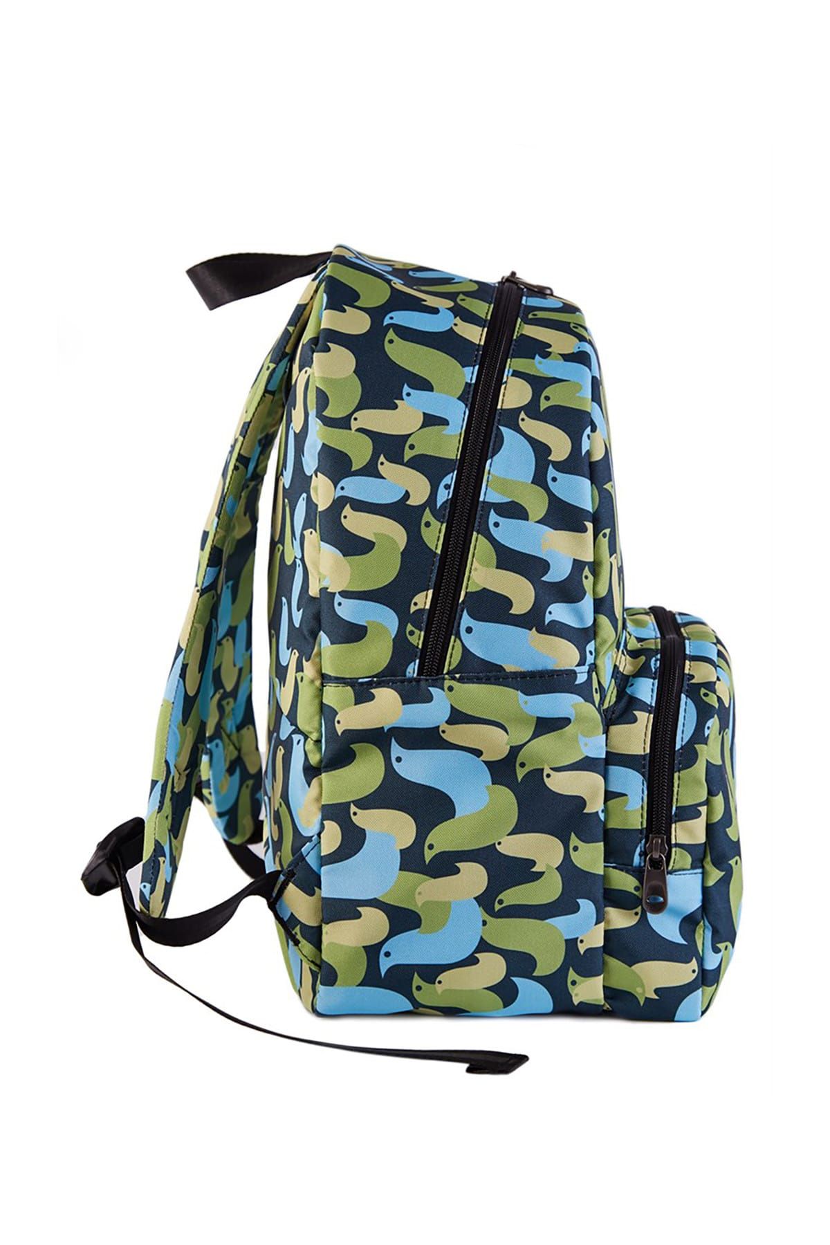Carrier Thing-Bird Patterned Unisex Small Backpack 3