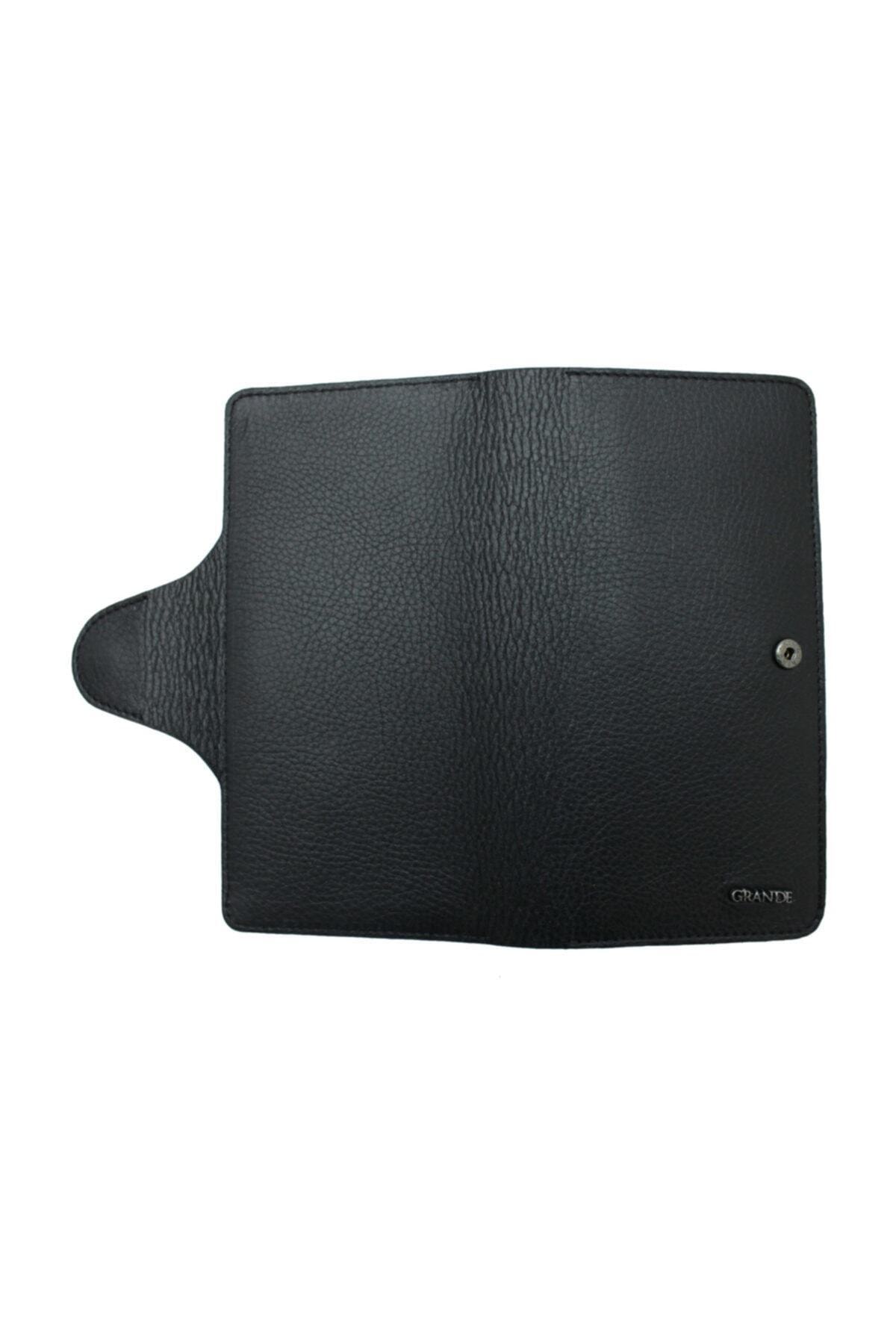 Gd 2644 Unisex Siyah Deri Cüzdan, Kartlık