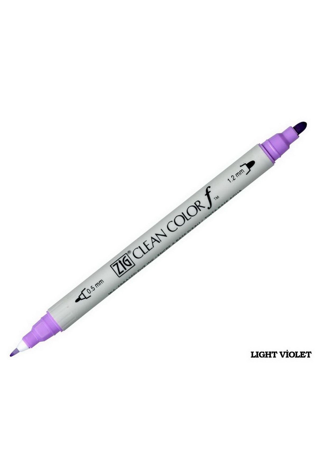 Zig-Clean Color F Tcs-6000t 081 Light Violet Double Sided Pencil 1