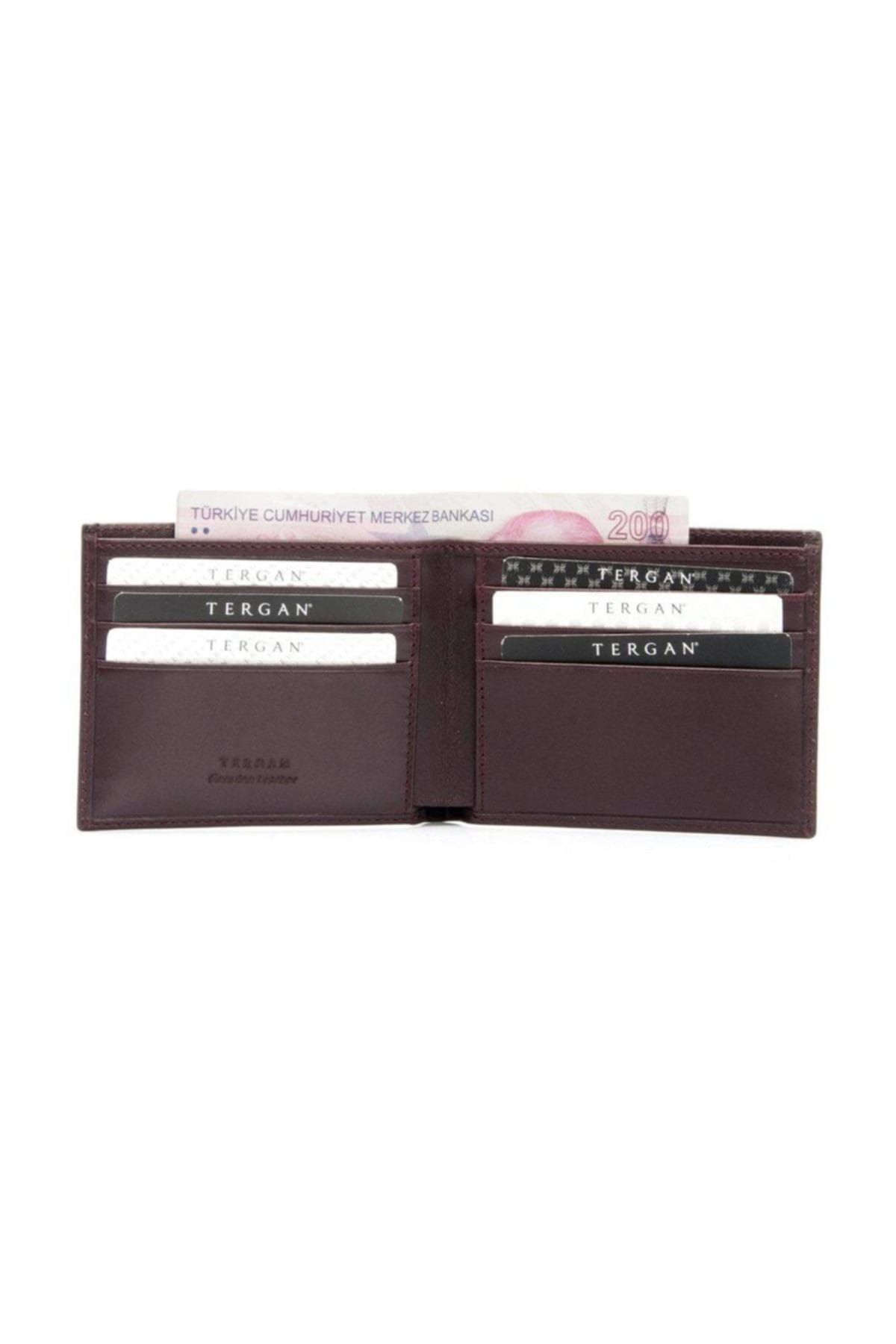Tergan-Ανδρικό πορτοφόλι από γνήσιο δέρμα Claret Red Leather S1CE 00001211 2