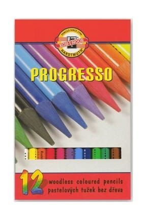 Progresso Ağaçsız Boya Kalemi 12 Renk 192139