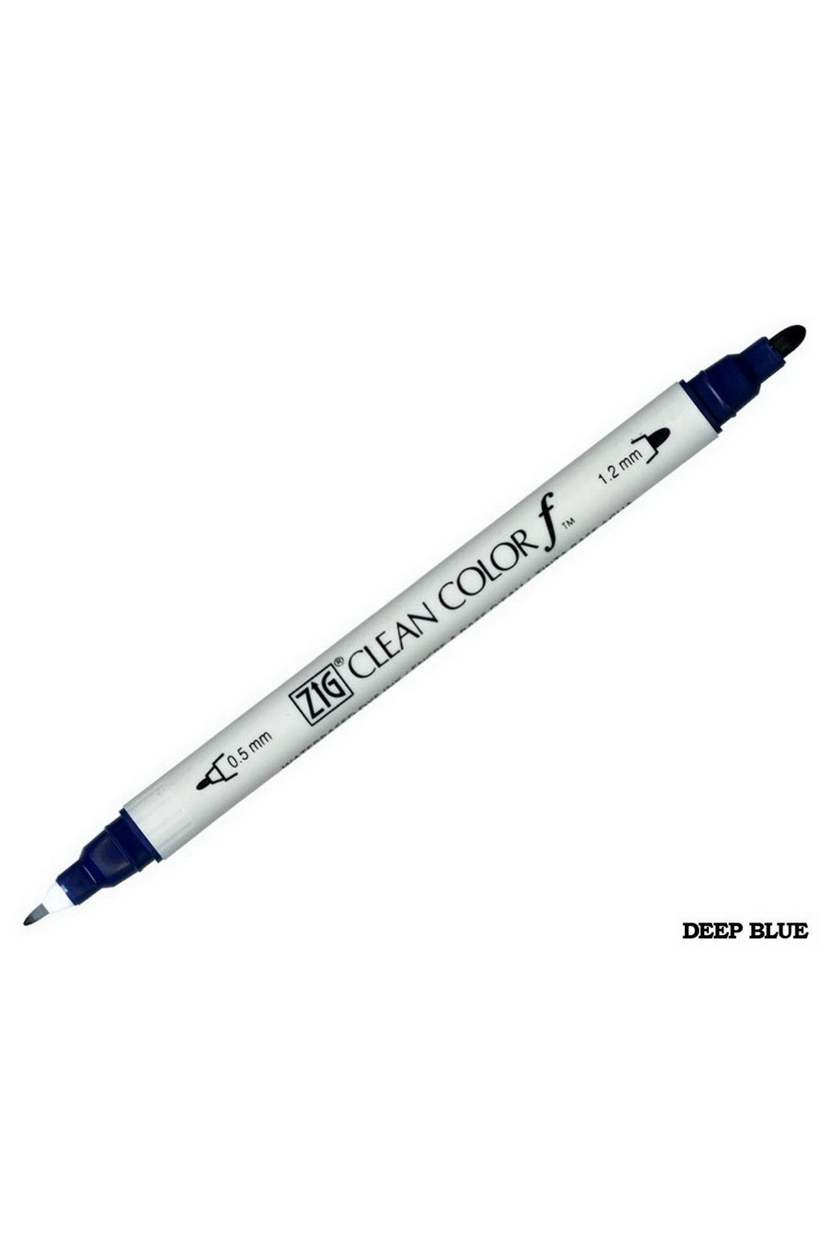 Zig-Clean Color F Tcs-6000t 035 Deep Blue Double Sided Pencil 1