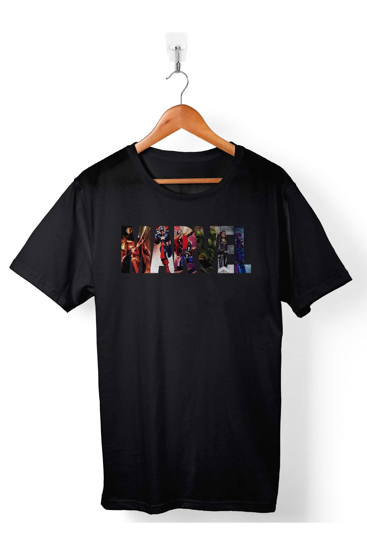 Kendim Seçtim Marvel Spiderman Hulk Deadpool Iron Man Ανδρικο T-shirt Τ 011886 für Adult Αρσενικό - XS