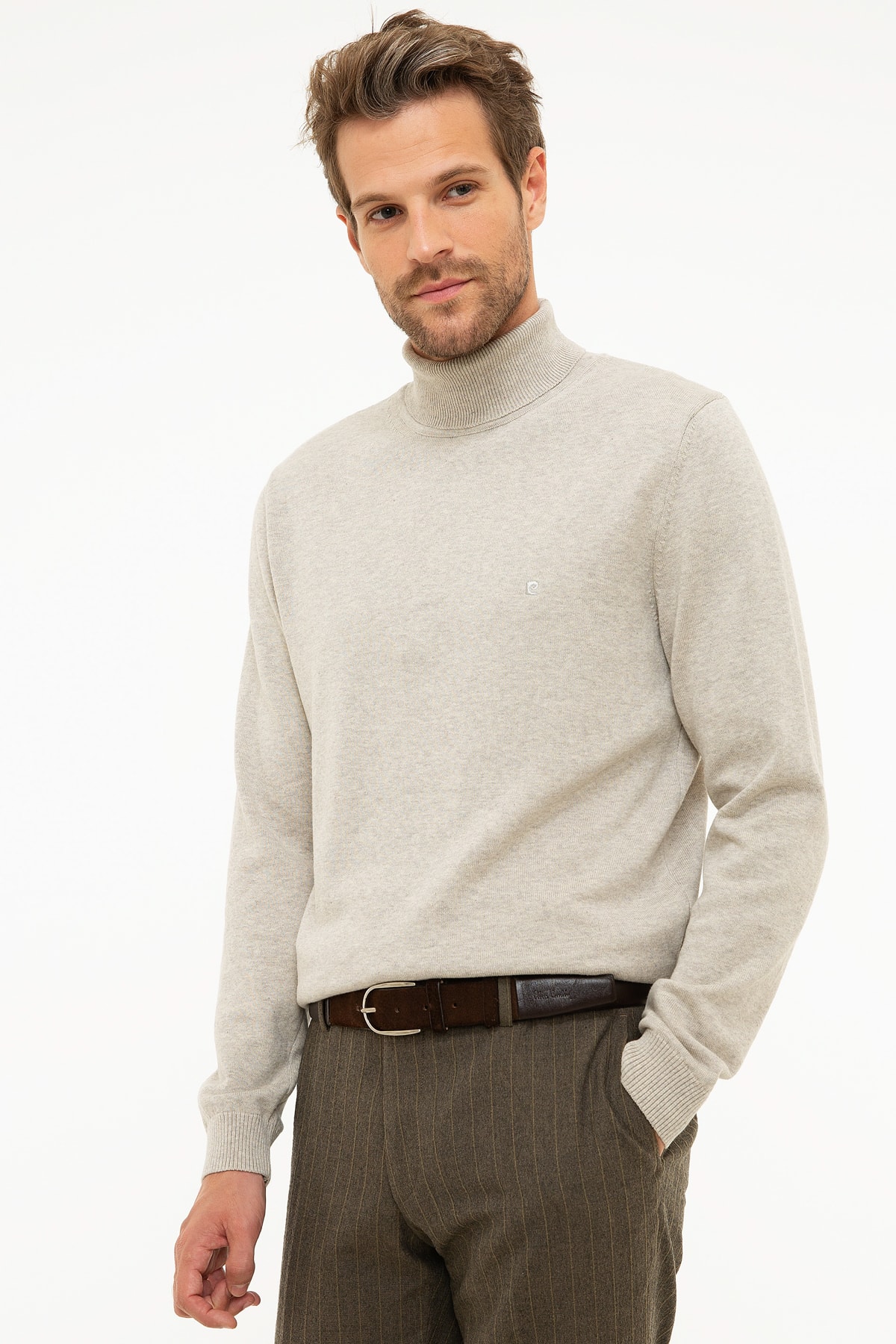 پلیور مردانه راسته آستین بلند | پیر کاردین Pierre Cardin G021GL0TK.000.841617 - تصویر 3