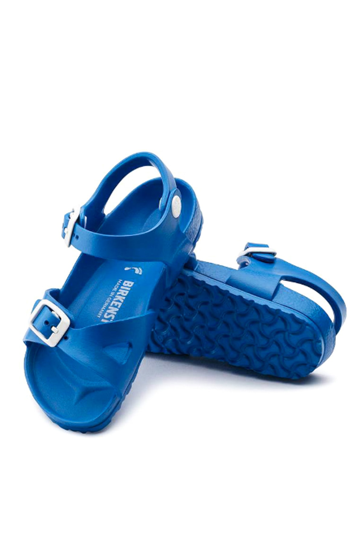 دمپایی بیرکن استاک پسرانه اوا آبی  راسته      Daily/روزانه | Birkenstock 1003535_SCUBA BLUE DE - تصویر 6