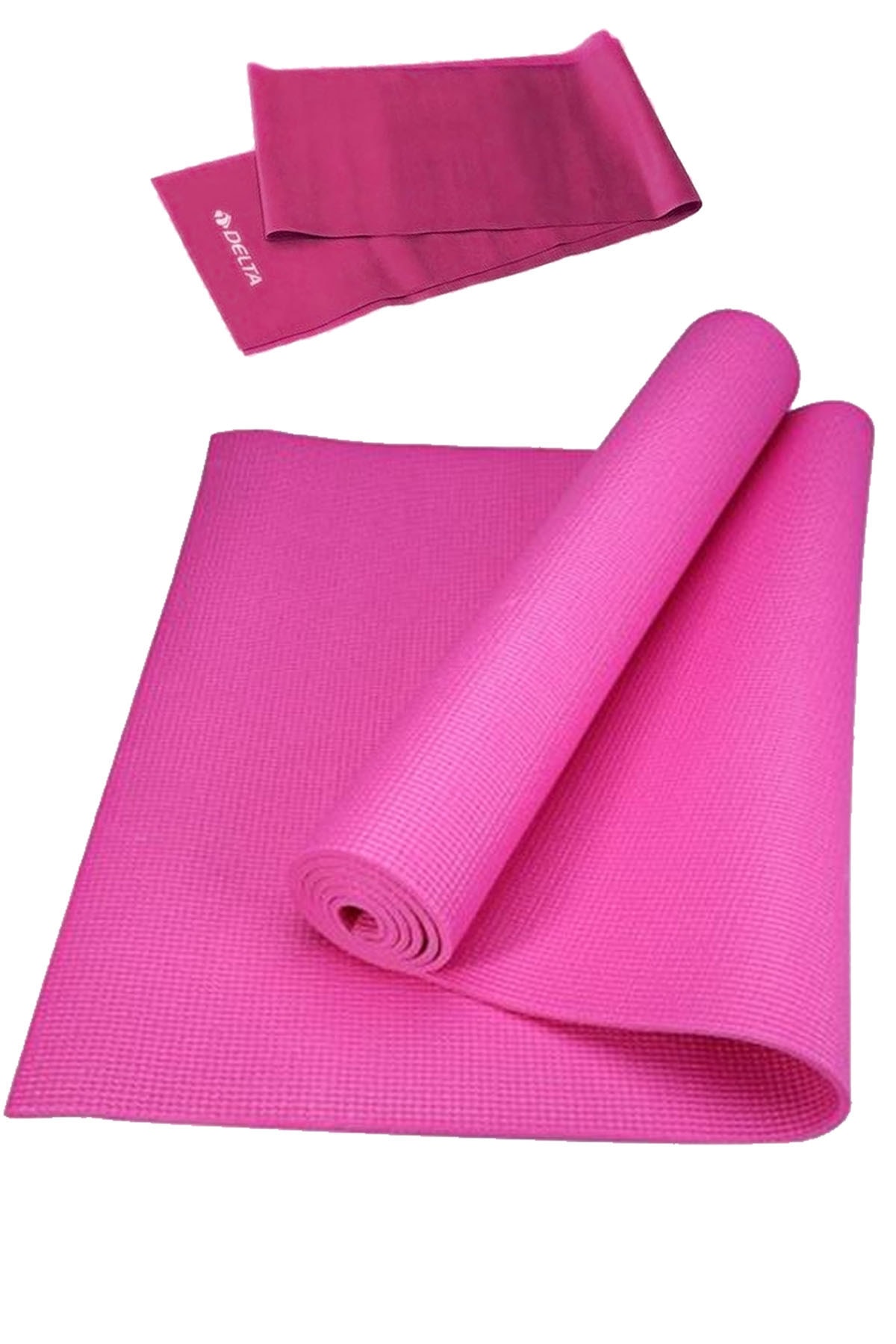 Delta Pvc 4 Mm Kalınlıkta Pilates Yoga Minderi, 120x15 Cm Pilates Bandı Lastiği Egzersiz Jimnastik