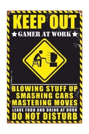 Gamer Oyuncu Retro Vintage Ahşap Poster 2030136