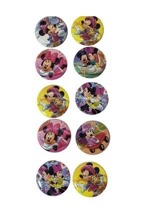 10 Adet Minnie Mouse Rozet Hediyelik Kız Parti Malzemeleri PS12348643PD
