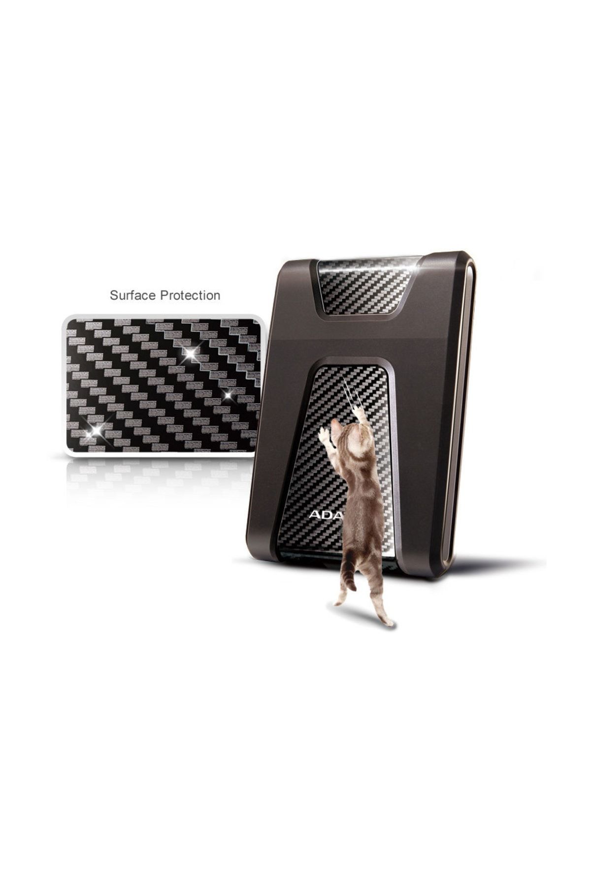 Adata HD650 2 TB 2.5'' USB 3.1 Darbeye Dayanıklı Taşınabilir Disk Siyah