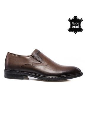 Hakiki Deri Kahverengi Erkek Klasik Ayakkabı PRA-649290-321281
