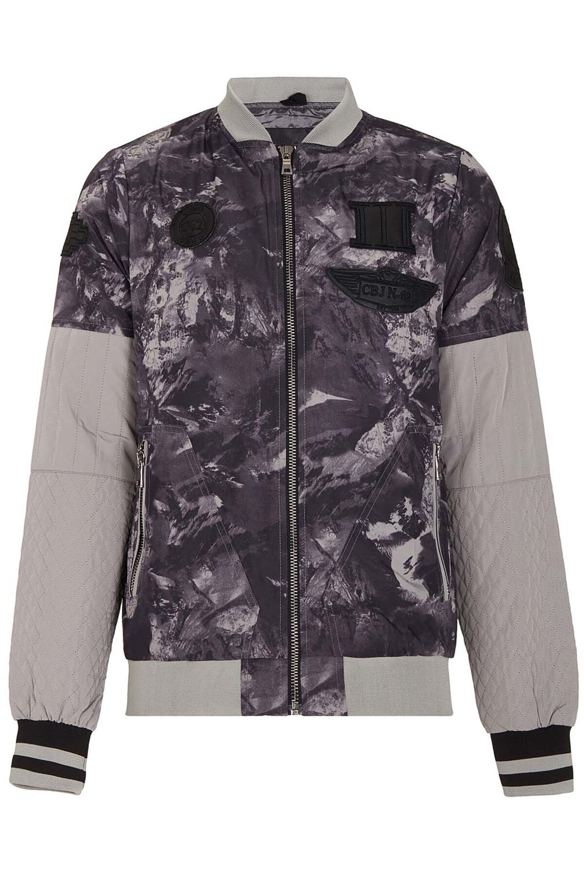 ژاکت مردانه خاکستری Cipo&Baxx | CJ210 اورجینال - تصویر 4