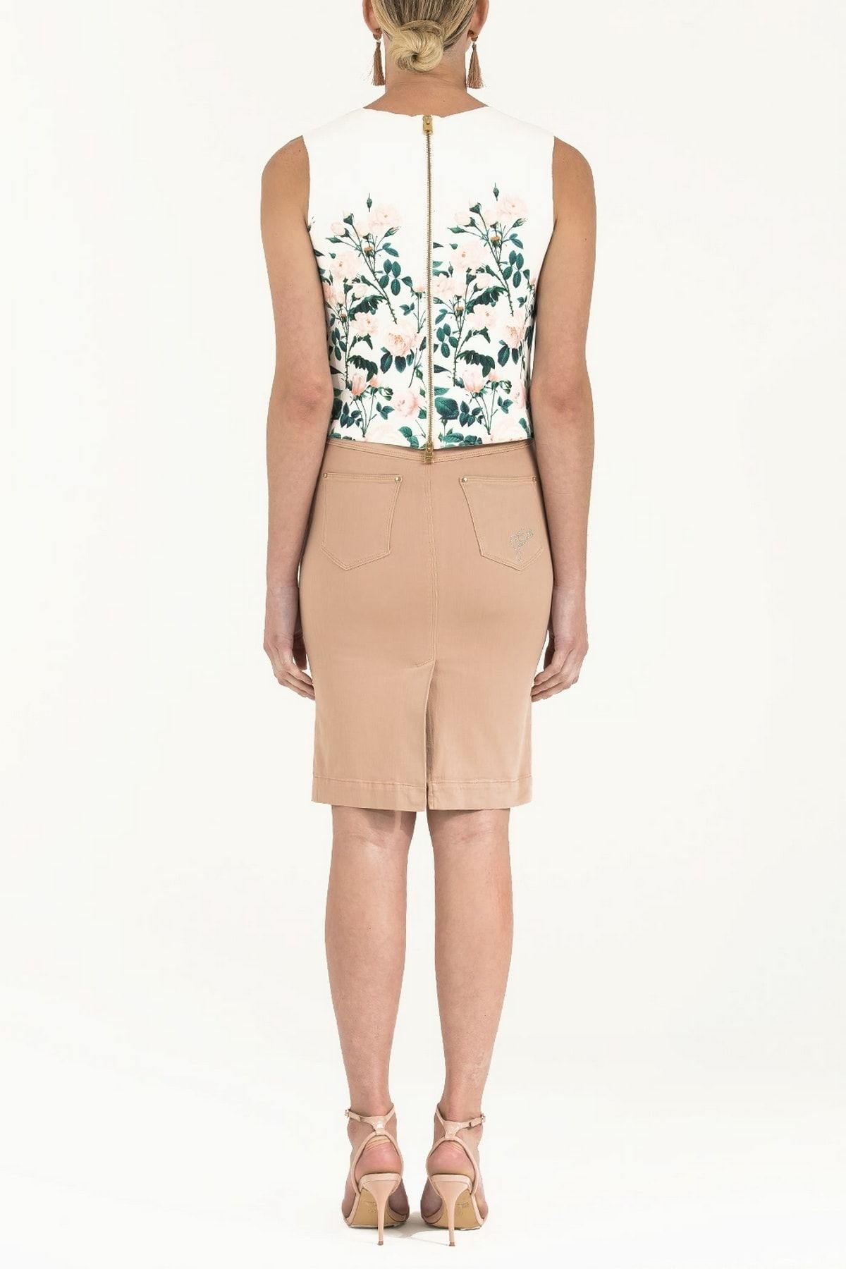 SOCIETA-Cotton Gabardine Skirt 80504 4