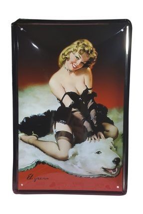 Dekor Plaka Metal Marilyn Monroe 30x20cm DH17466