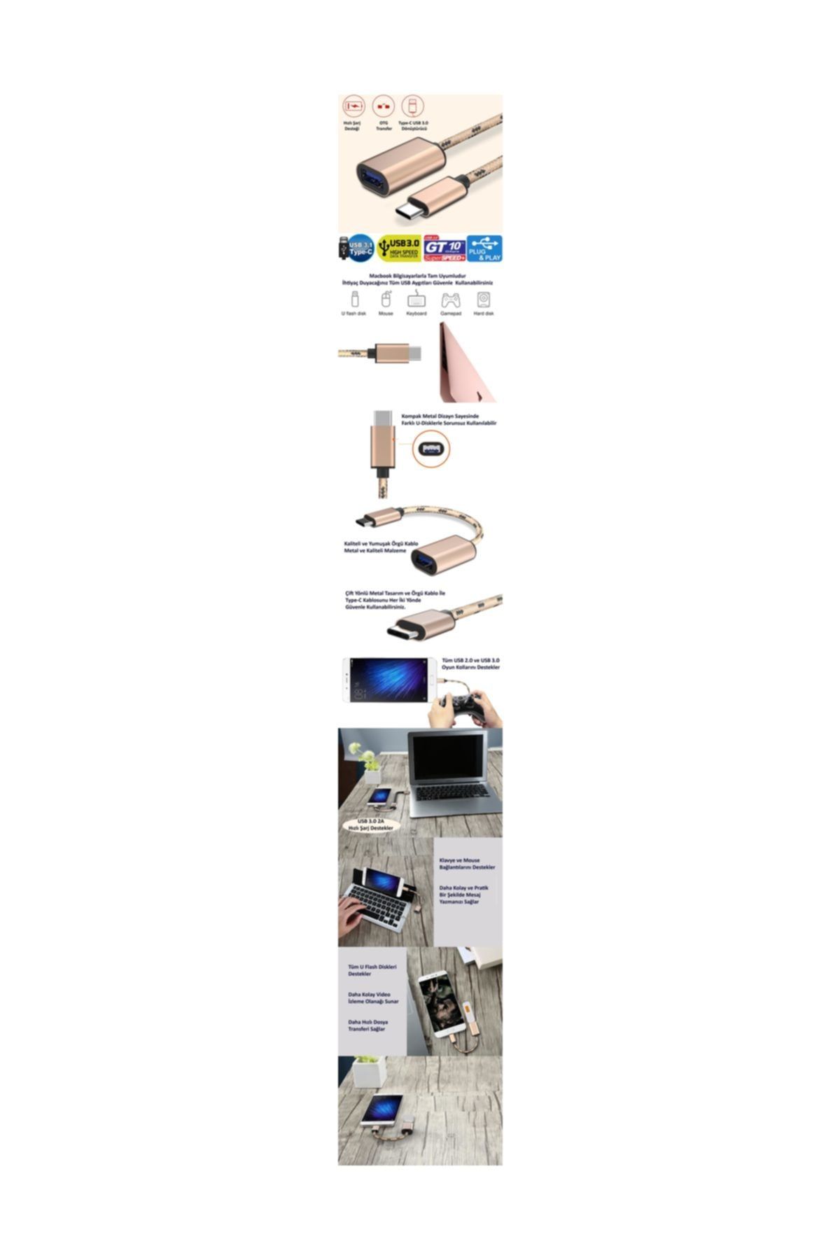 Gplus-Tc319 Utv007 Chip Android Video Dvr Compatible Type-c Otg Cable 13
