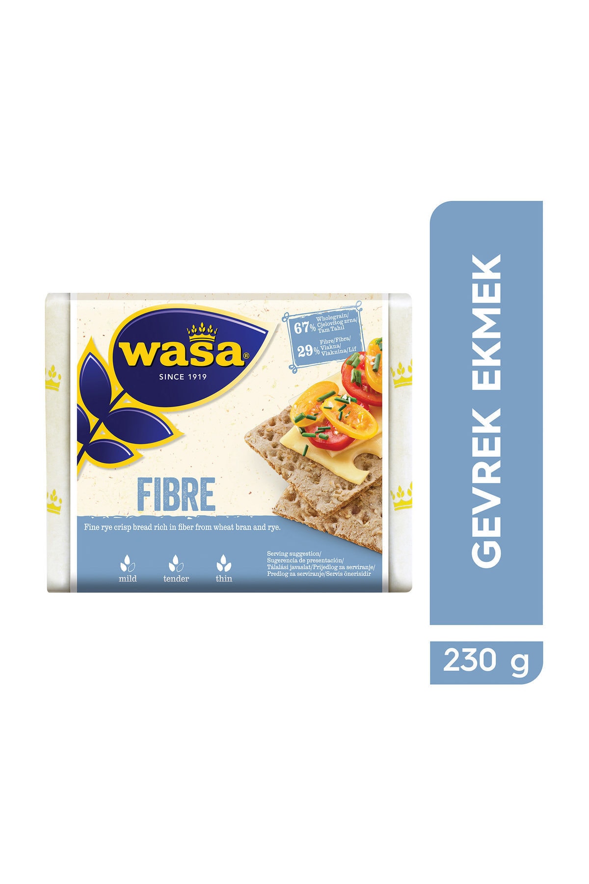 Wasa Wasa Lifli Gevrek Ekmek / Crispbread Fibre 230 G