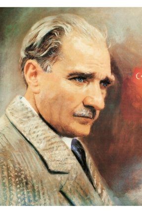 Yağlı Boya Atatürk Portresi Kanvas Tablo 120x180 Cm B-01-001