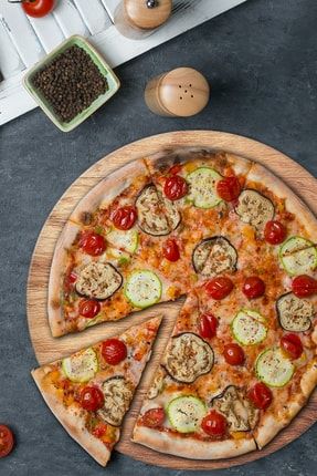 Ahşap Görünümlü | Orta Boy Pizza Servis Tabağı| Çap 32cm 10001505013