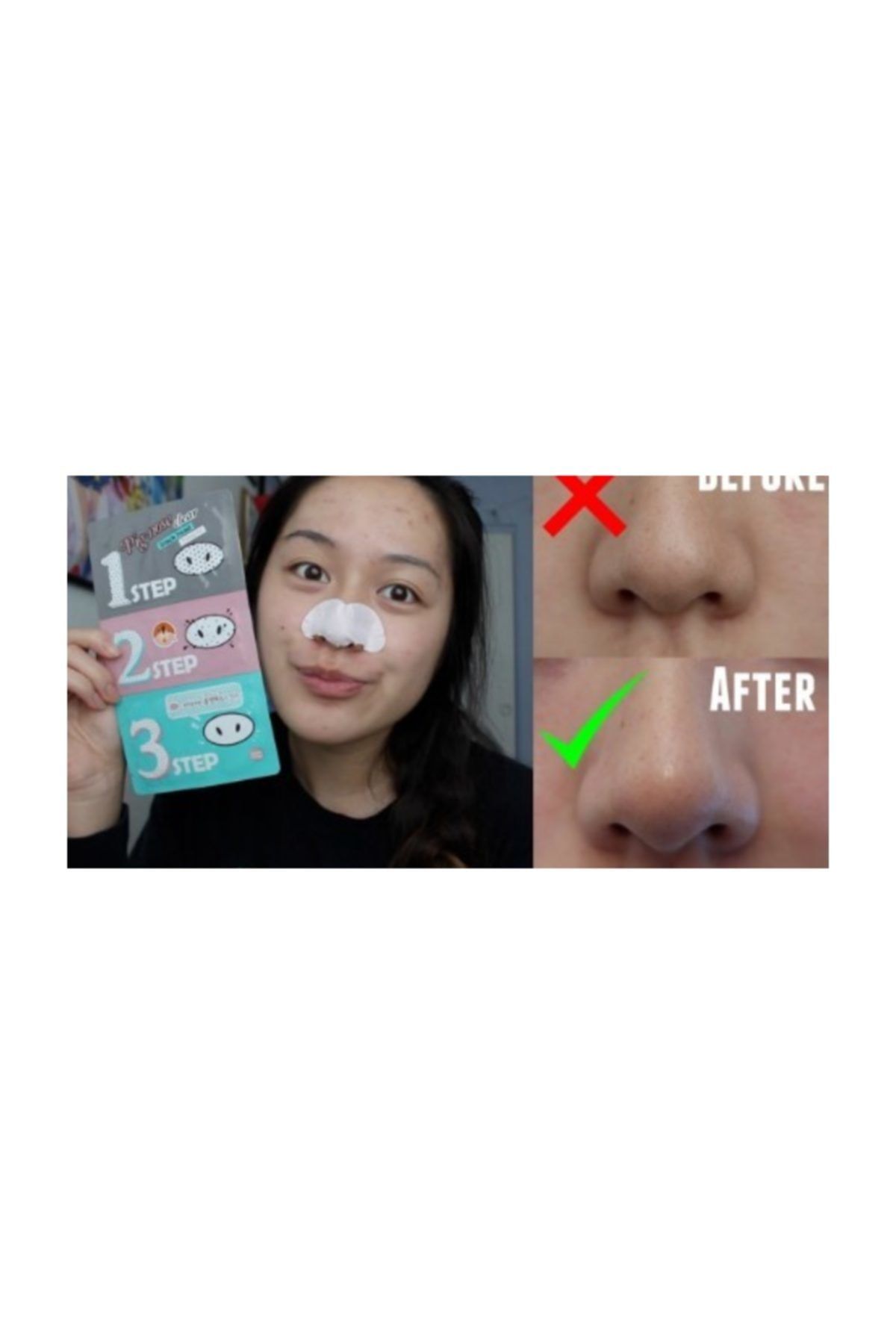 پاک کننده صورت کیت 3 مرحله ای سر سیاه و سفید خوک Holika Holika