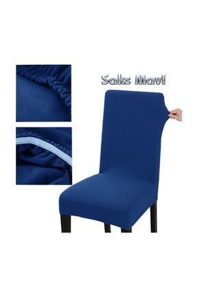 Sandalye Kılıfı. Saks Mavi. Standart Model 6-lı 699922MK