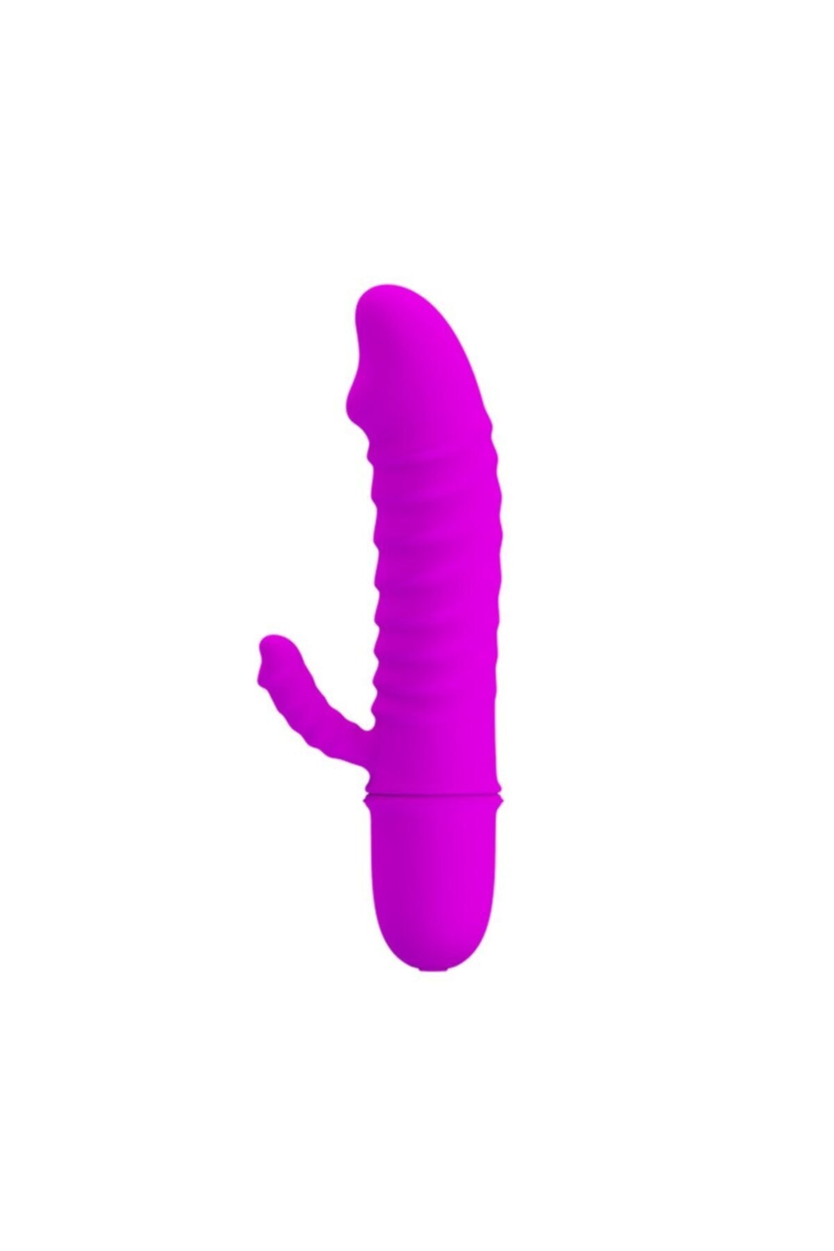 10 Fonksiyonlu Teknolojik Klitoris Uyarıcılı Dildo Vibratör 2