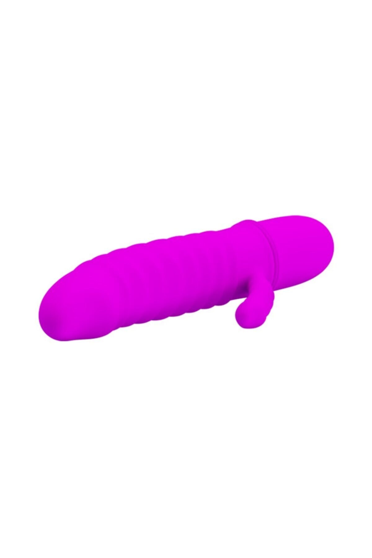 10 Fonksiyonlu Teknolojik Klitoris Uyarıcılı Dildo Vibratör 4