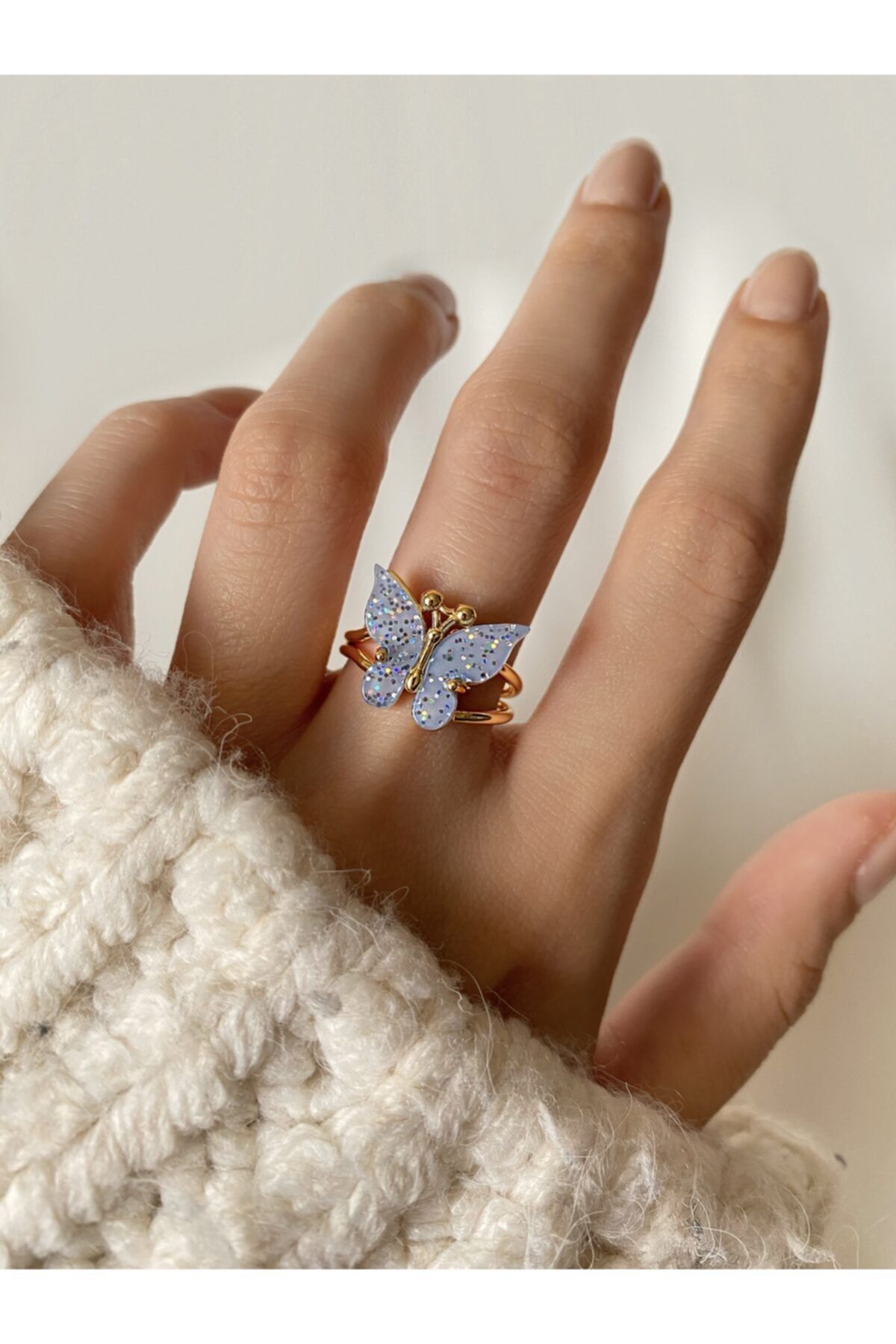 Butterfly online ring diamond