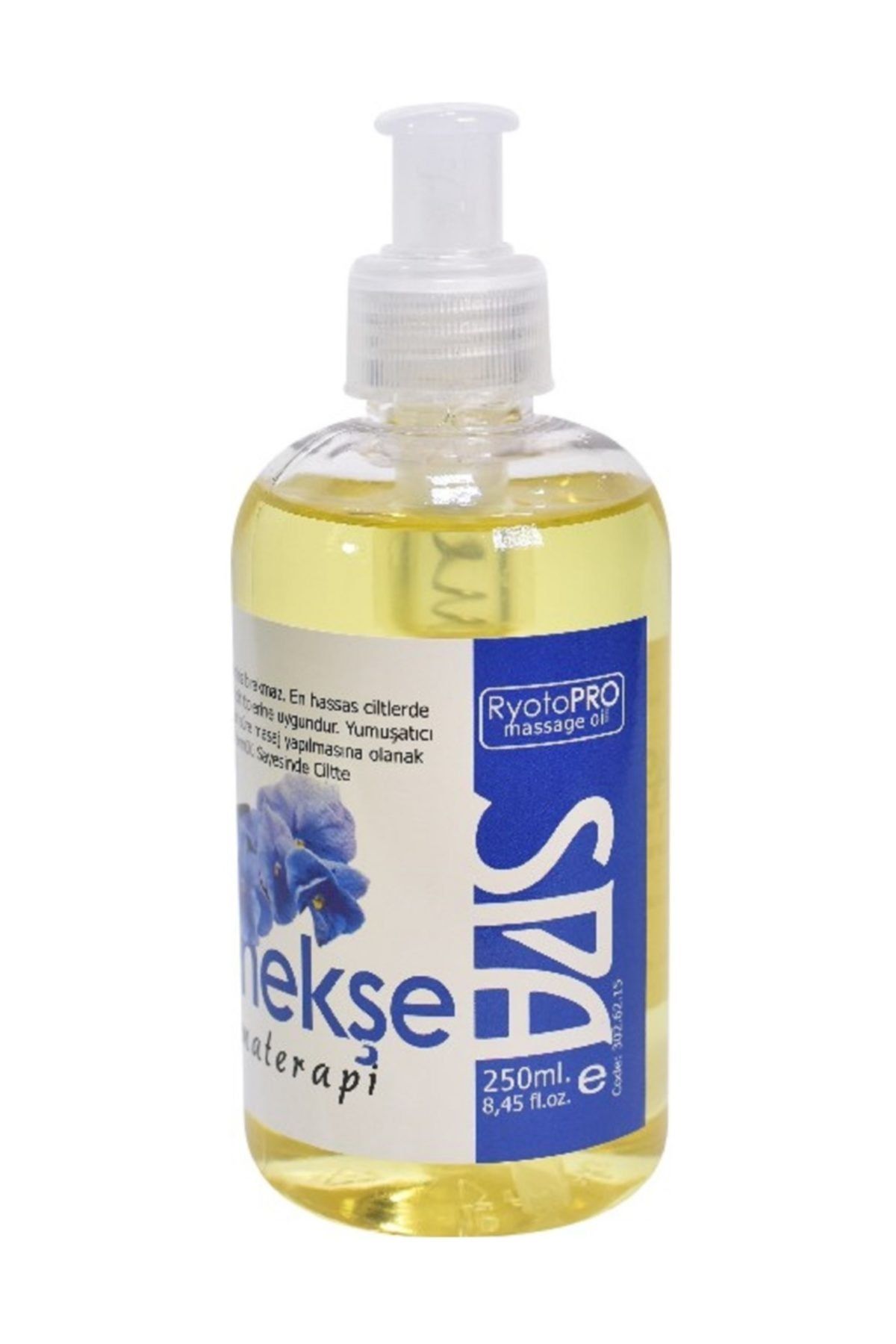 RyotoPRO Menekşe Aromaterapi Masaj Yağı %100 Doğal 250 Ml. / RyotoPRO Violet Aromatherapy Massage Oil 100% Natural 250 Ml.