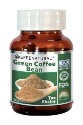 Green Coffee Bean Extract Toz Yeşil Kahve Çekirdek Ekstresi 50 Gr 000138-A