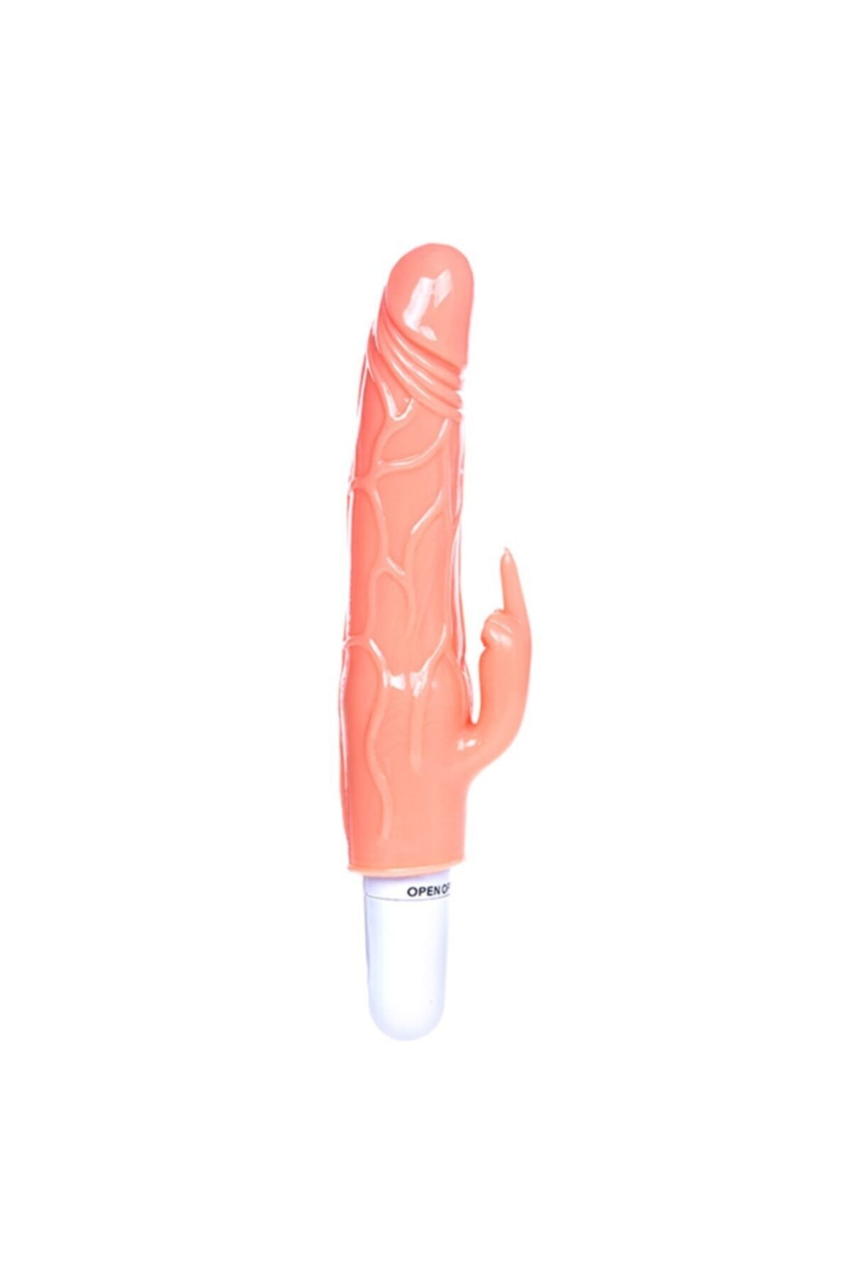 Klitoris Uyarıcılı Titreşimli Vibratör Dildo Penis 20 cm